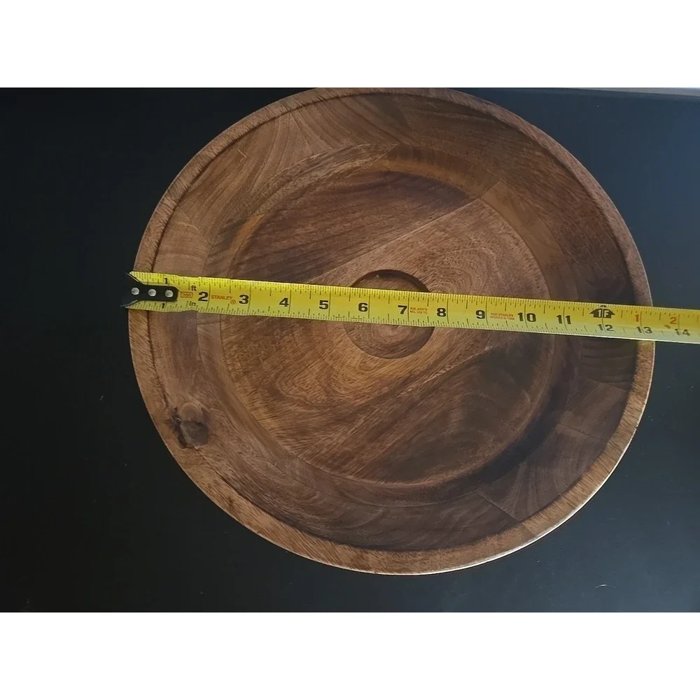 Scott Living Wooden Bowl Chip & Dip (‎ No Dip Bowl)